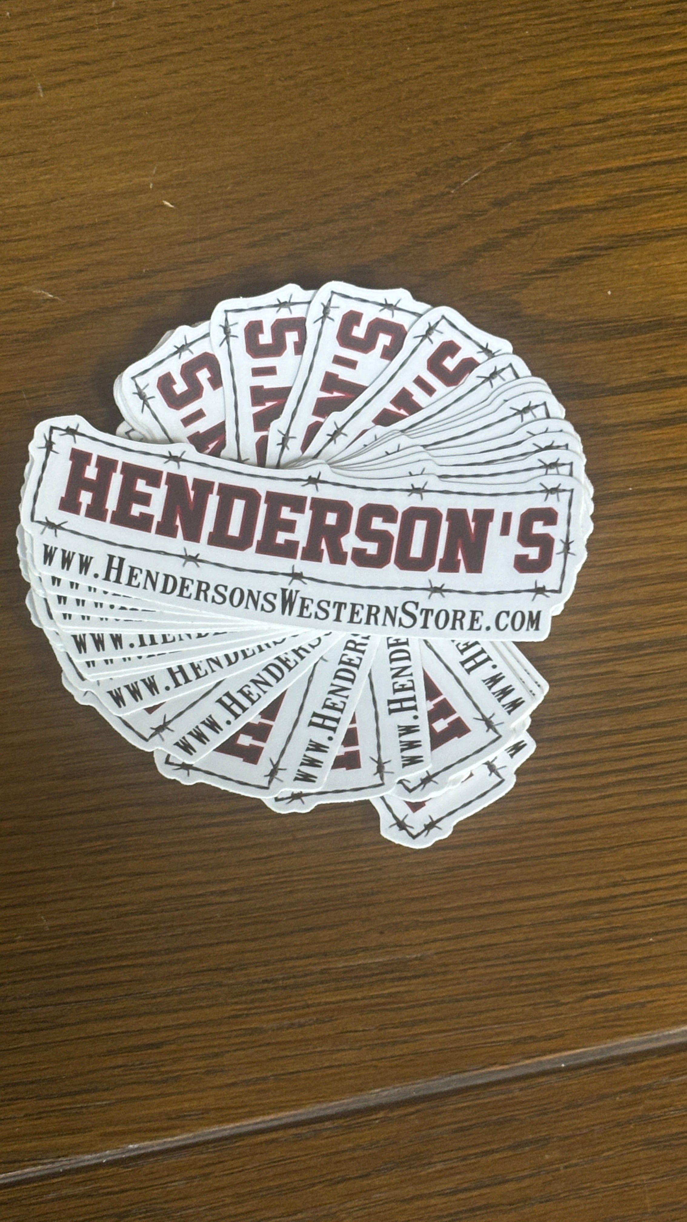 Henderson's Sticker - Henderson's Western Store