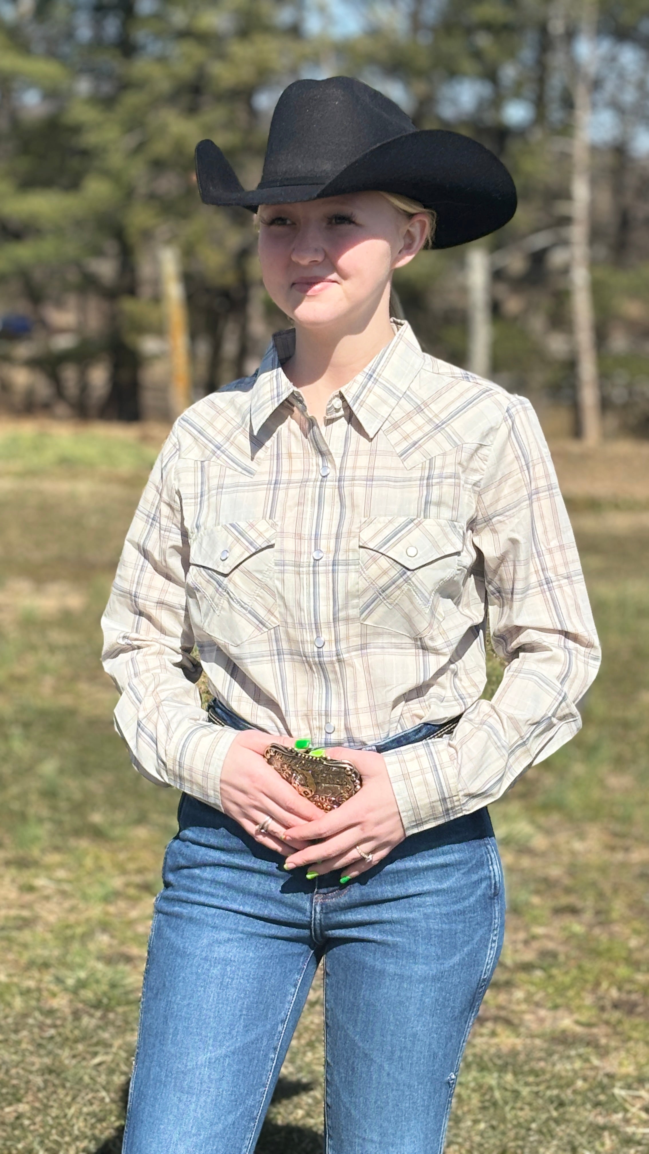 Ladies Wrangler Essential ~ Wispy Blue - Henderson's Western Store