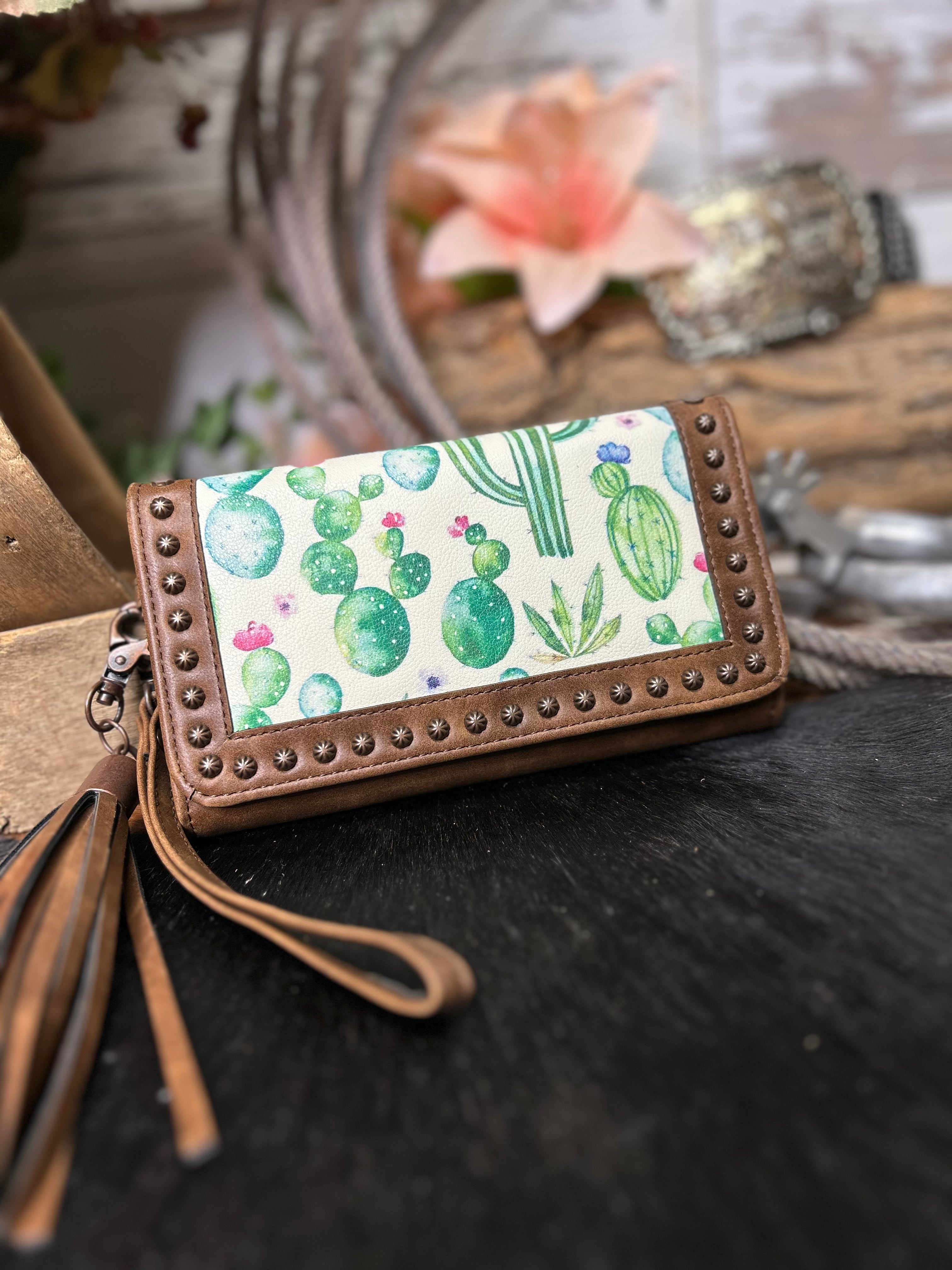 Cactus Clutch Wallet - Henderson's Western Store