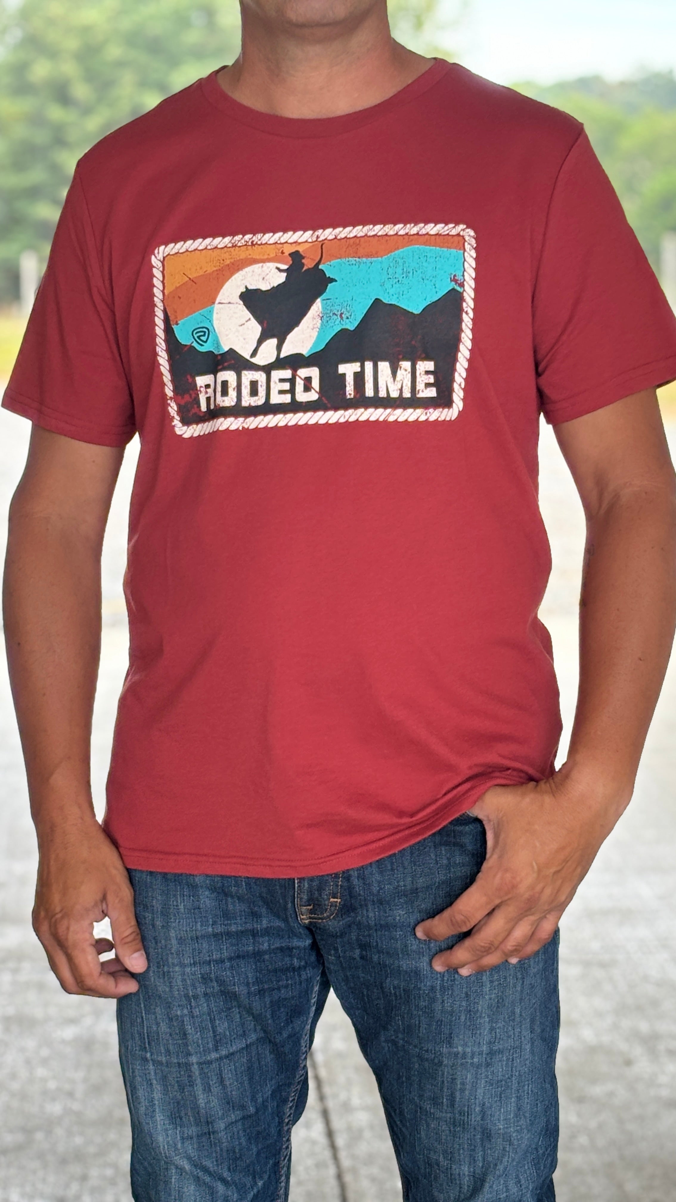 Rodeo Time Tee by Rock & Roll - Henderson's Western Store