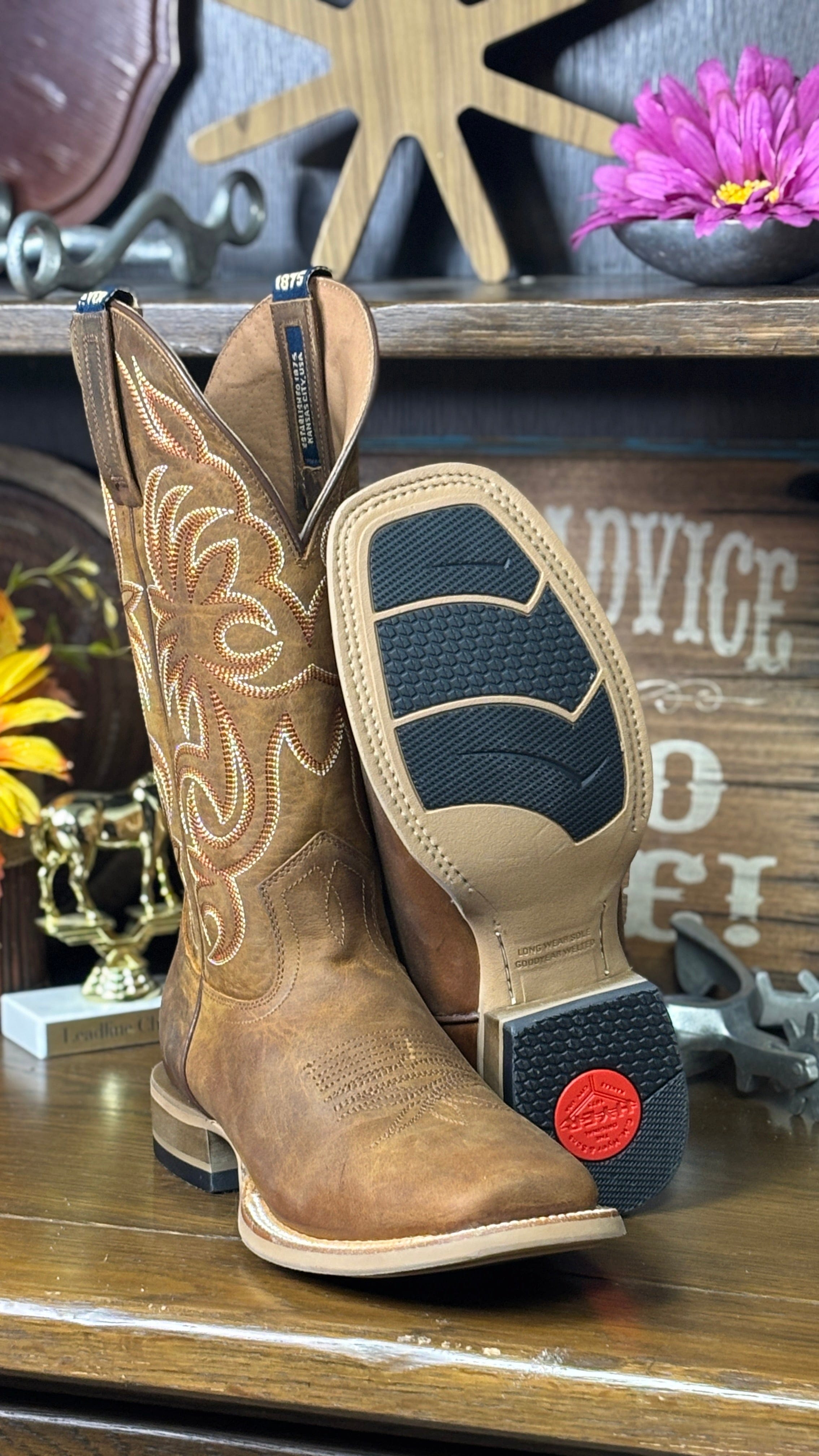 Burdett by Hyer Boots ~ Butter - Henderson's Western Store