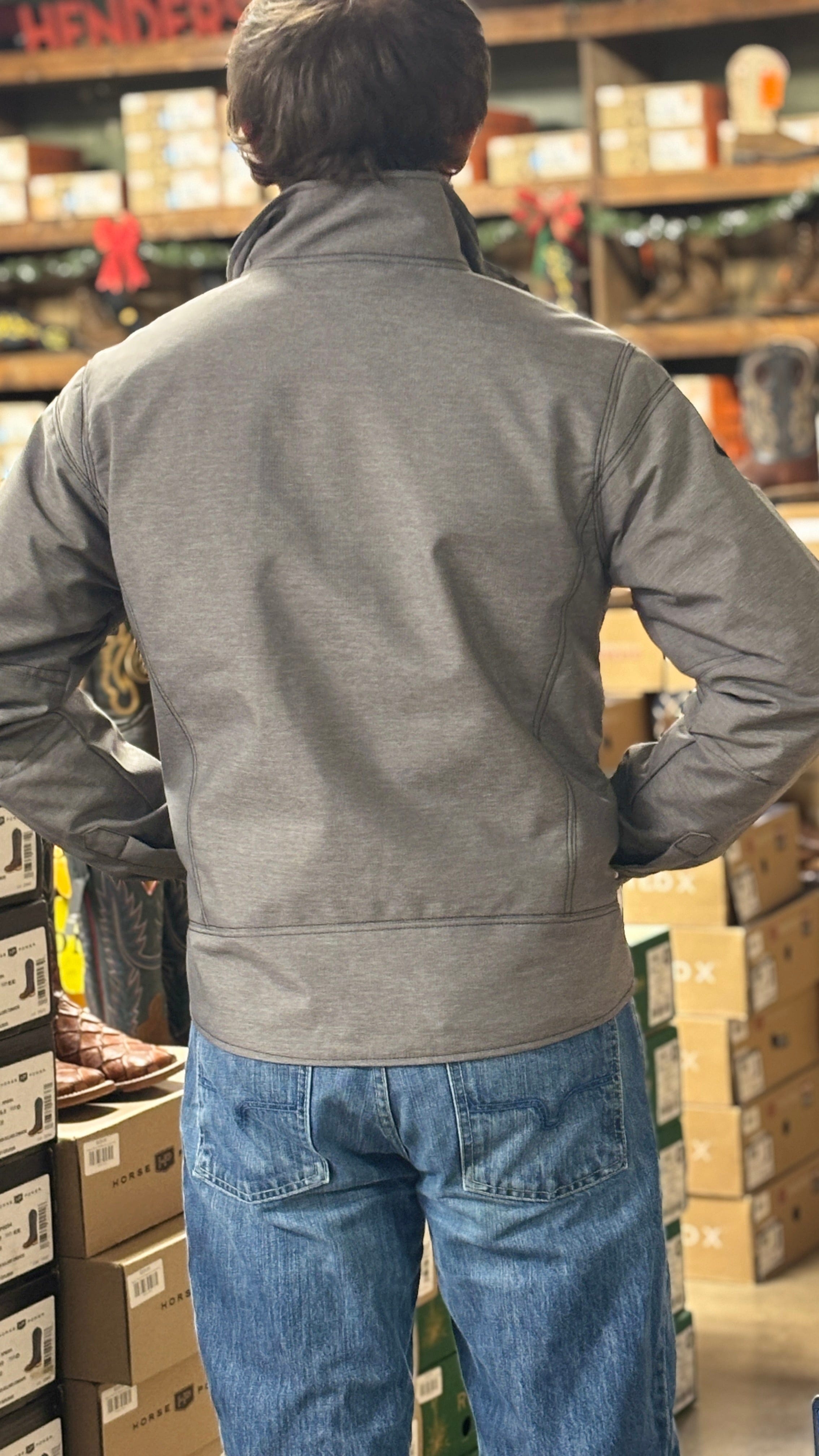 Cowboy Hardware Woodsman Jacket ~ Charcoal - Henderson's Western Store