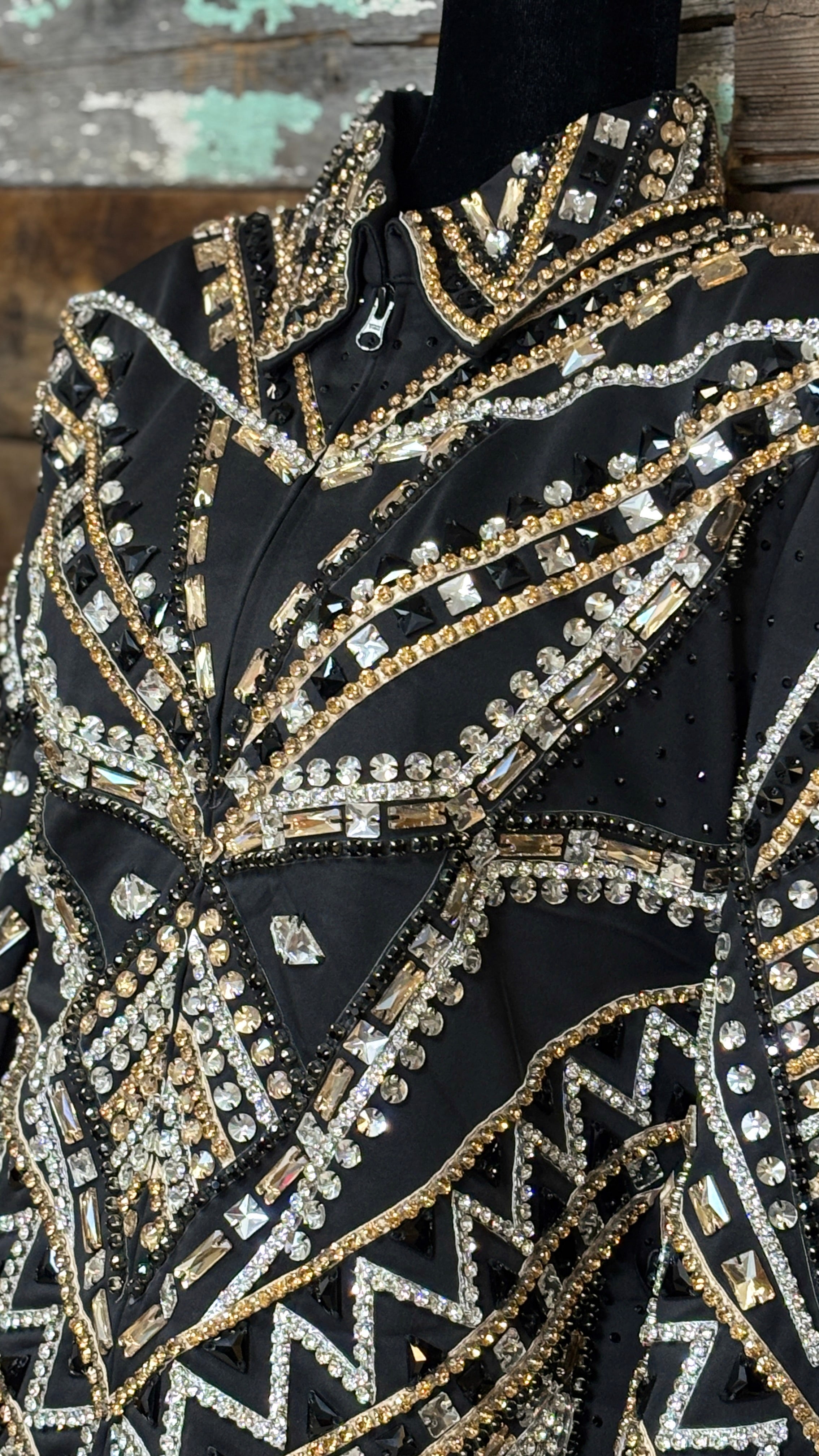 All Day Show Jacket ~ Black & Gold - Henderson's Western Store