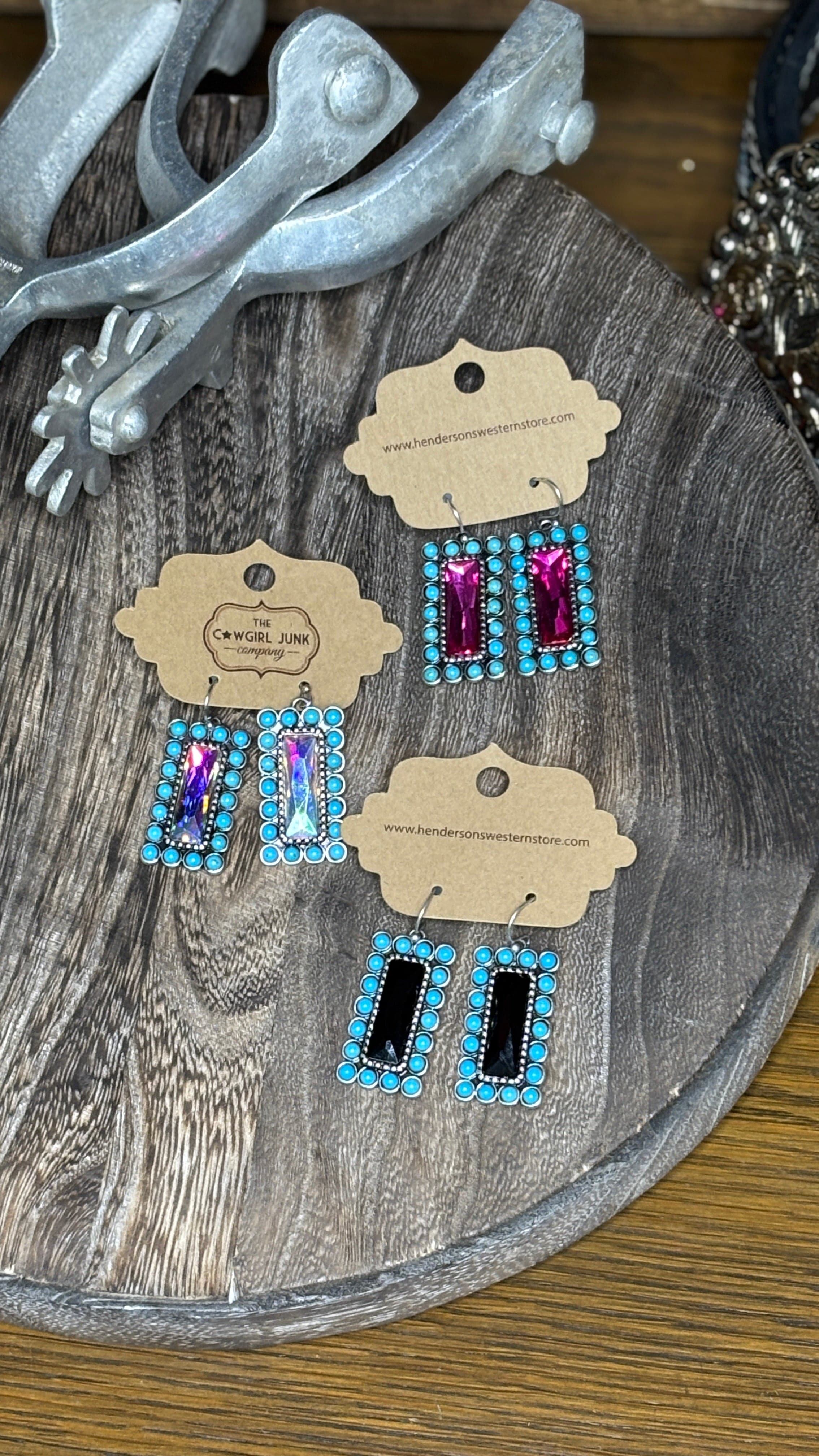 Western Vertical Bar Earrings - Henderson's Western Store