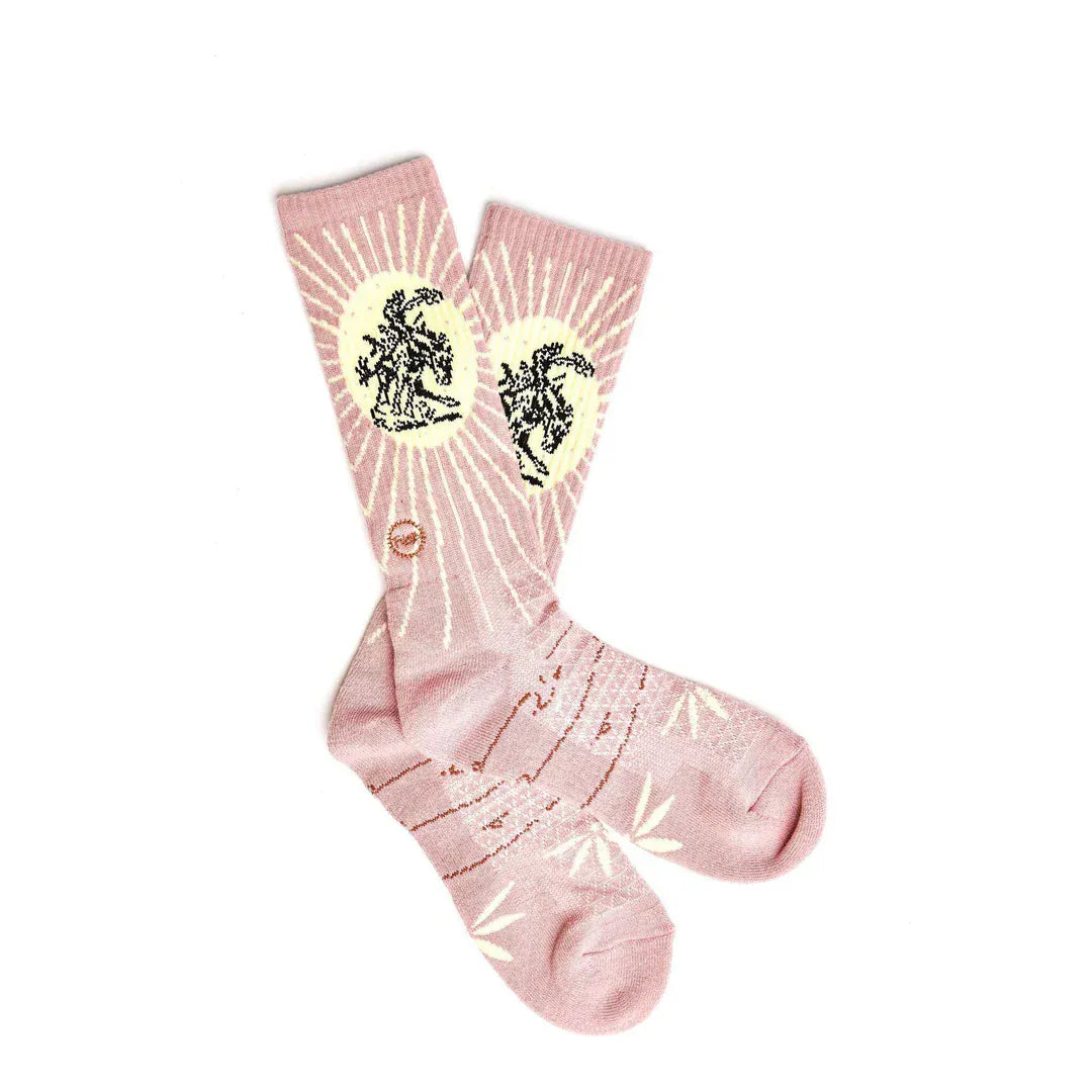 Lucky Chuck Socks ~ Fringe Bucking Dust - Henderson's Western Store
