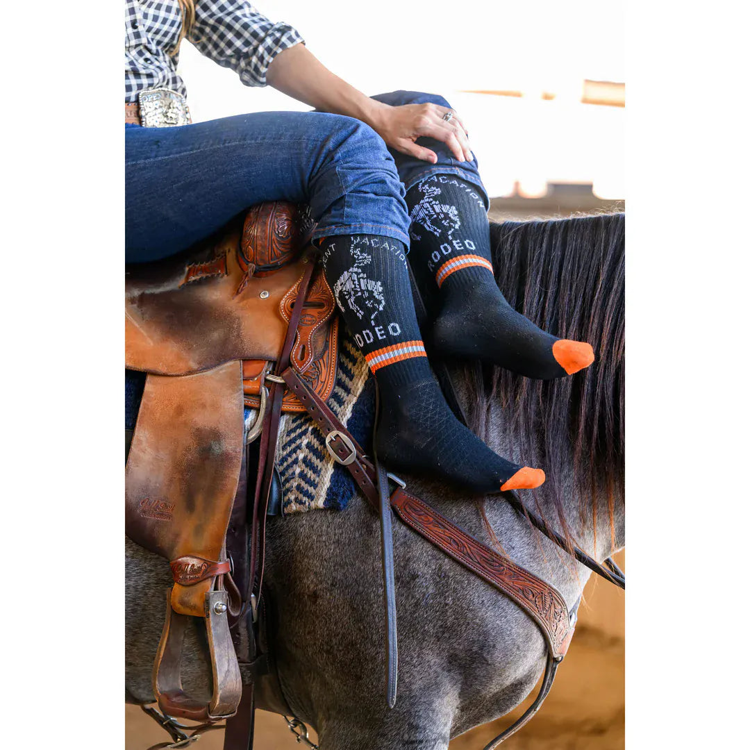 Lucky Chuck Socks ~ Cactus Alley-Correctional Vaca - Henderson's Western Store