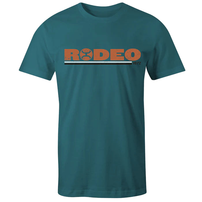 Men's Rodeo Tee by Hooey ~ Teal - Henderson's Western Store