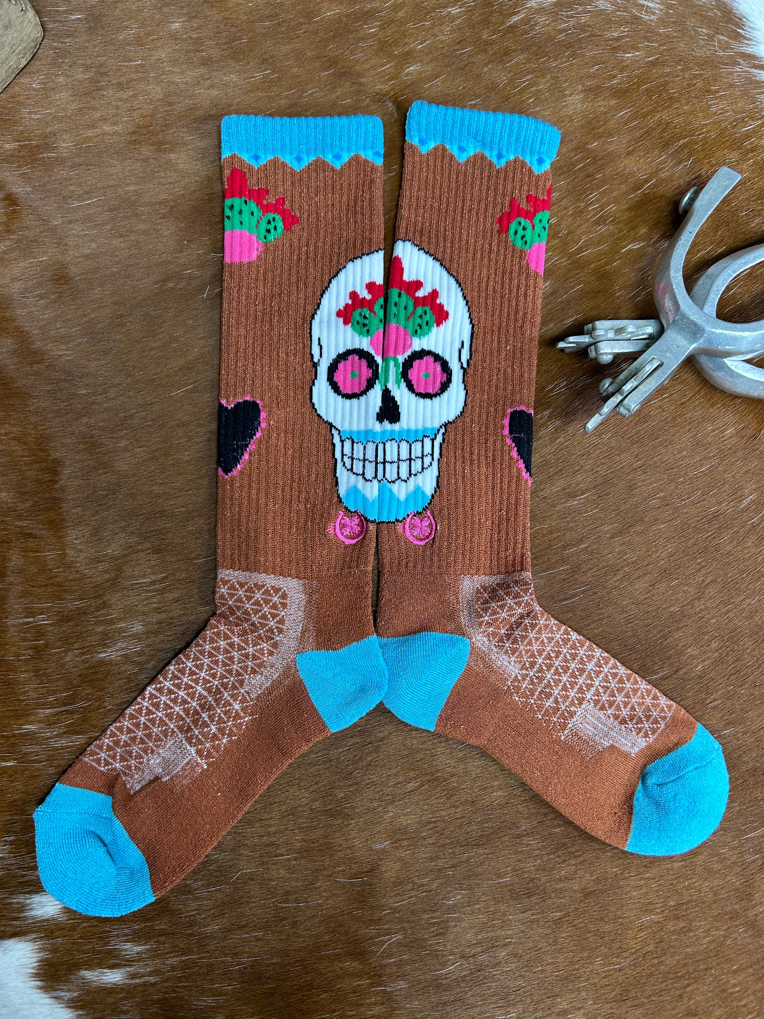 Lucky Chuck Socks ~ Viva Diva Rebel - Henderson's Western Store