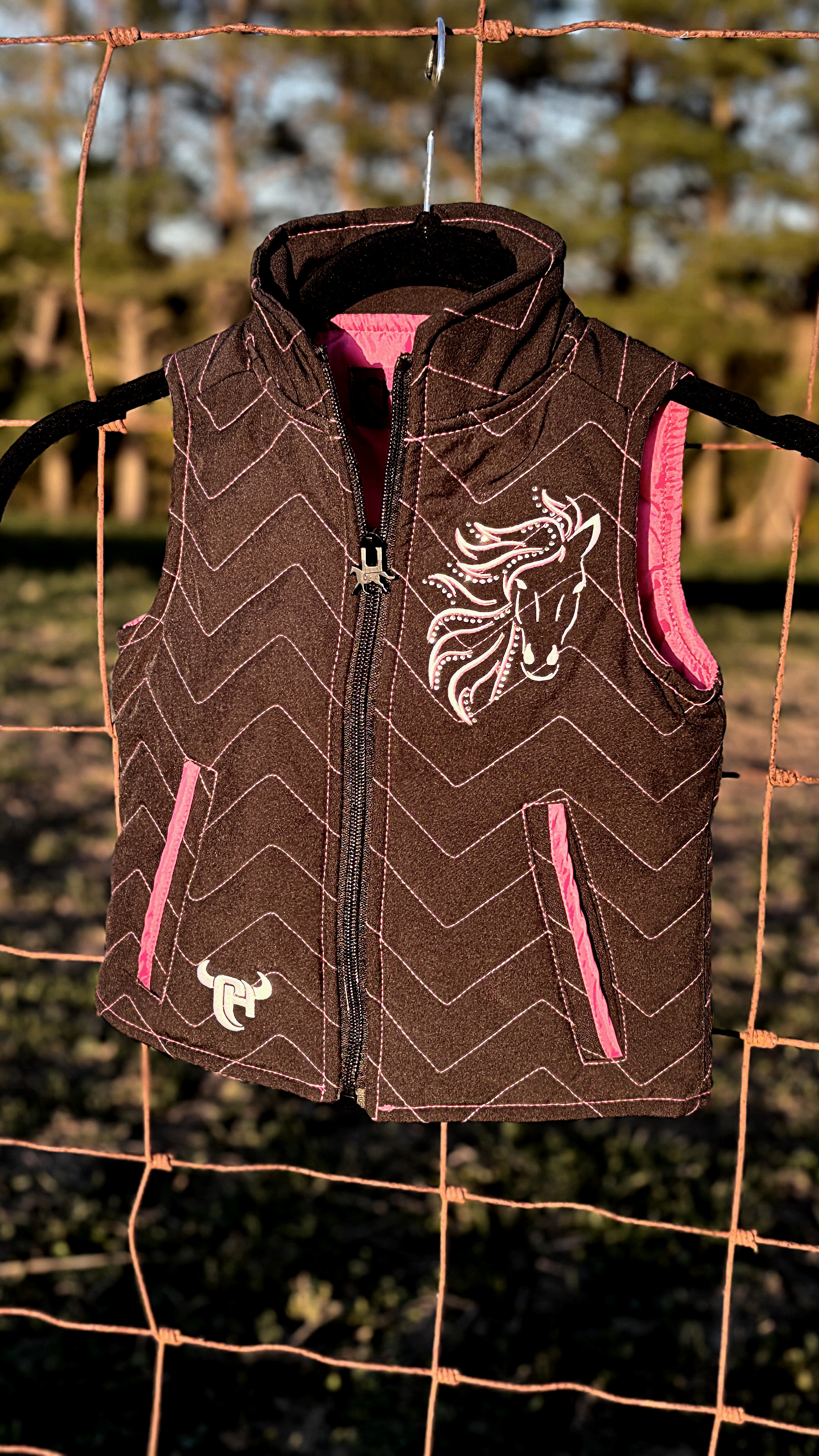 Cowgirl Hardware Quilted Vest - Henderson's Western Store
