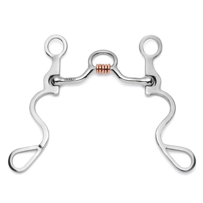 Long S Shank W/Medium Port Copper Rollers - Henderson's Western Store