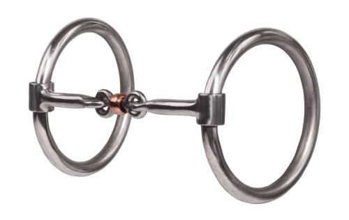 EQ O Ring Snaffle ~ Smooth Dogbone - Henderson's Western Store