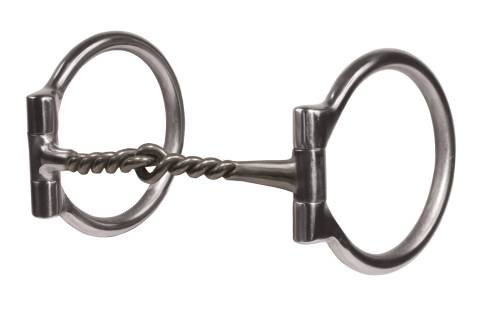 EQ D Ring Snaffle ~ Half & Half - Henderson's Western Store