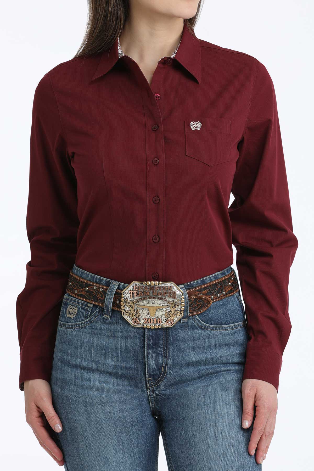 Ladies Cinch ~ Burgundy - Henderson's Western Store