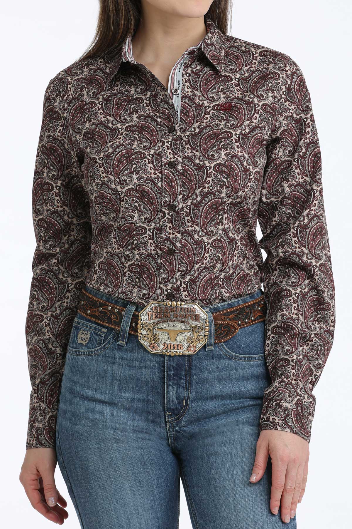Ladies Cinch ~ Mulberry Paisley - Henderson's Western Store