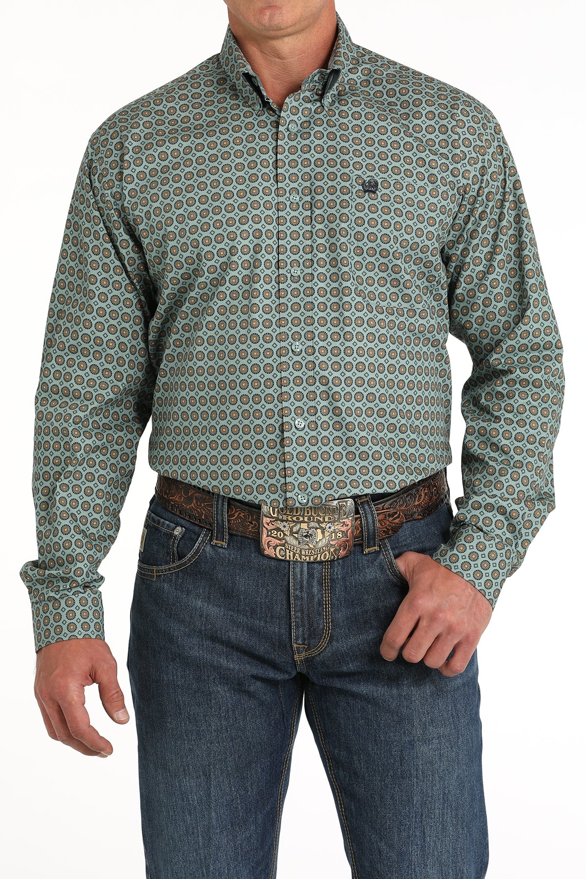 Cinch Plain Weave ~ Green - Henderson's Western Store