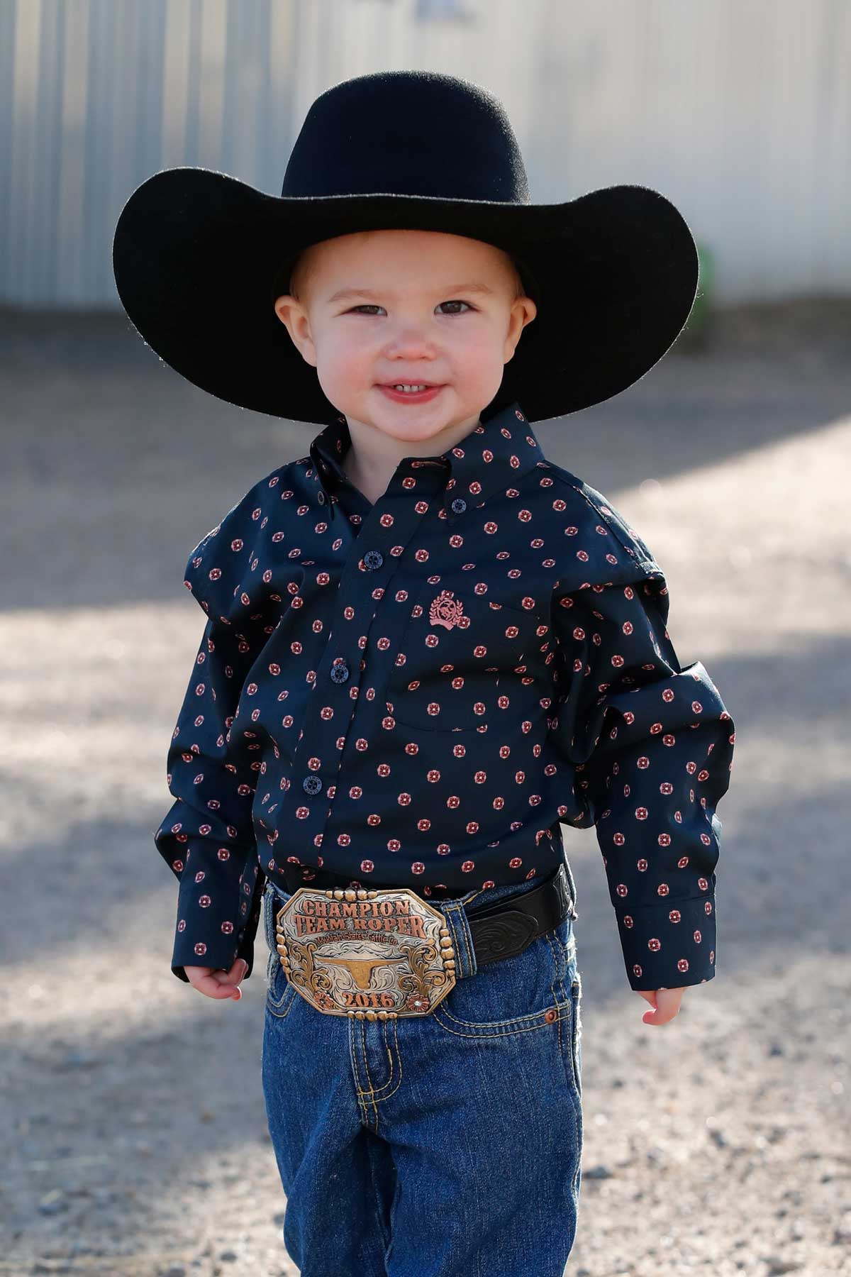 Boy's Cinch Navy Print ~ Toddler - Henderson's Western Store