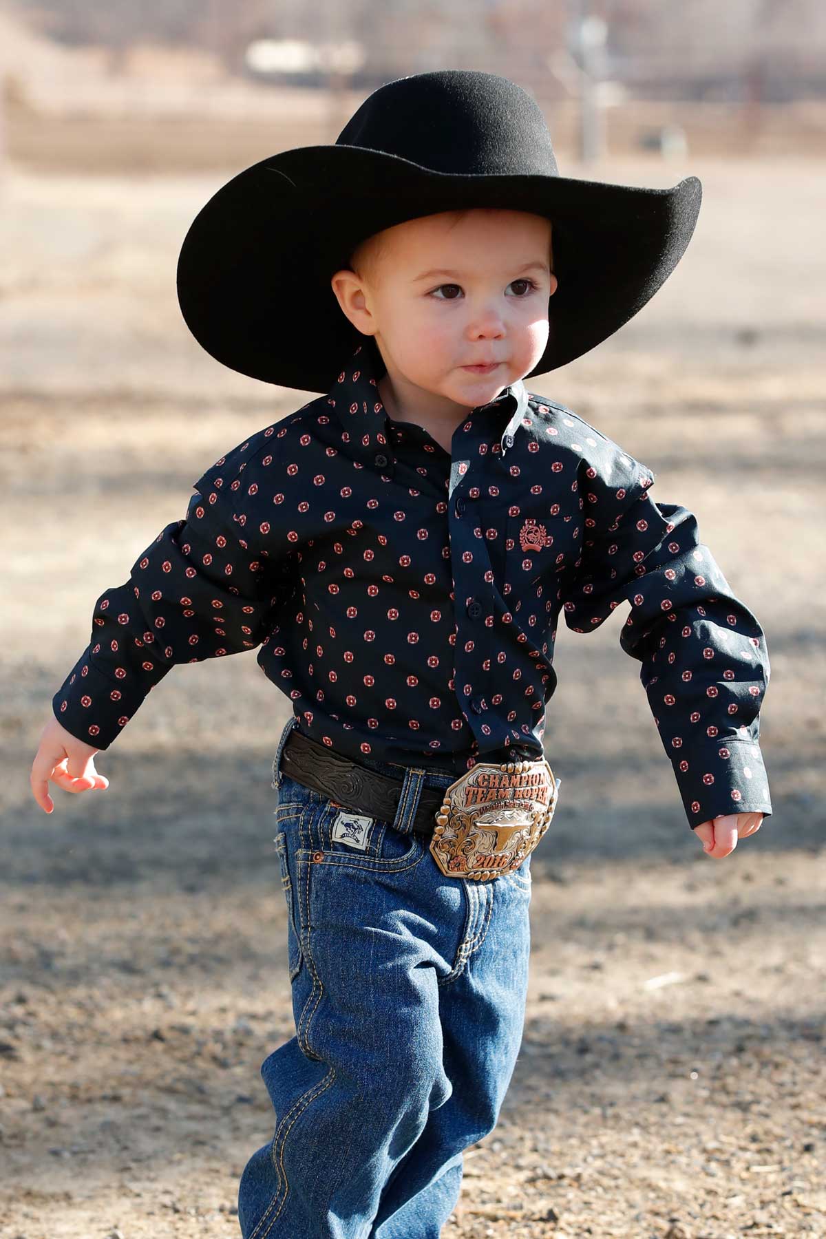Boy's Cinch Navy Print ~ Infant - Henderson's Western Store