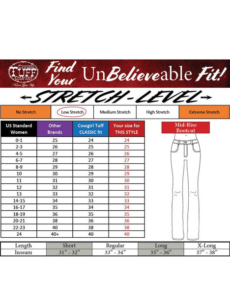 Don't Fence Me In Jeans by Cowgirl Tuff - Henderson's Western Store