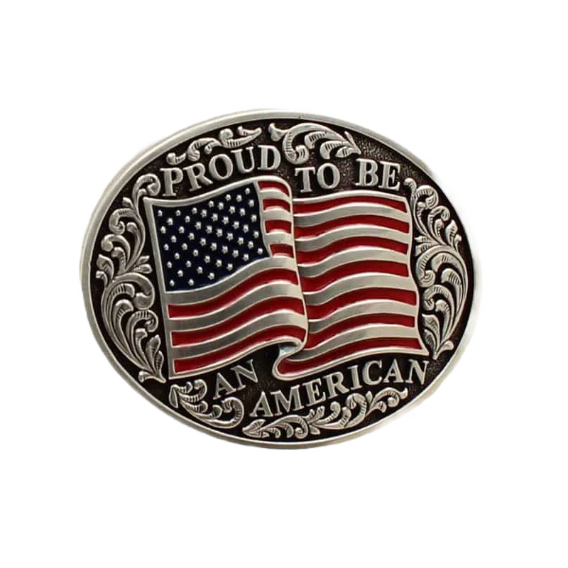 Proud to be an American Buckle ~ Youth - Henderson's Western Store