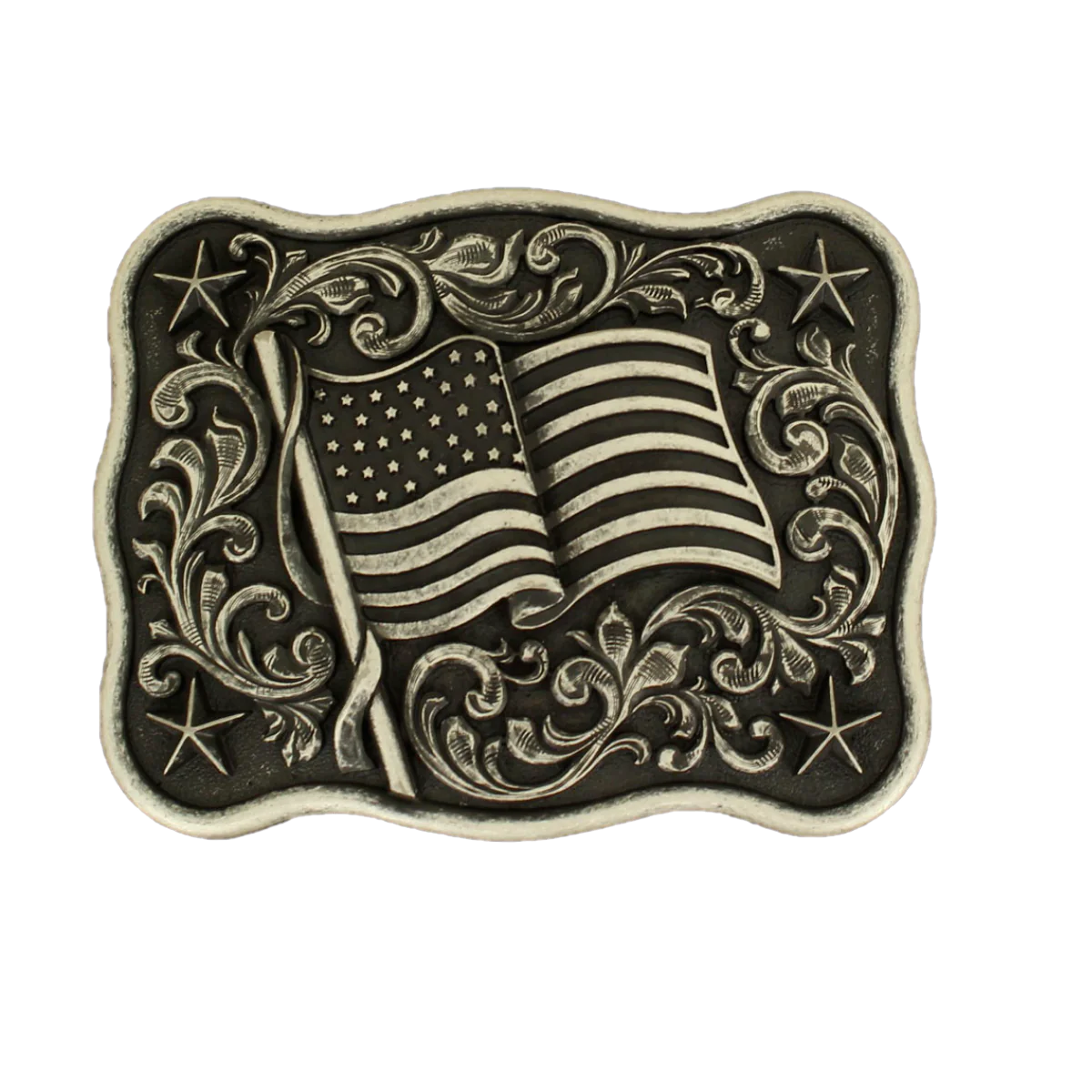 America Flag Belt Buckle Henderson's Western Store