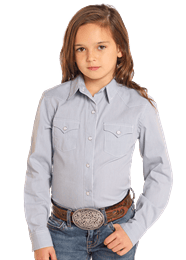 Girls Striped Shirt by Panhandle - Henderson's Western Store