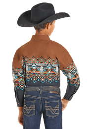 Aztec Border Print by Panhandle Slim - Henderson's Western Store