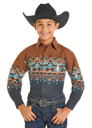 Aztec Border Print by Panhandle Slim - Henderson's Western Store