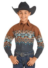 Aztec Border Print by Panhandle Slim - Henderson's Western Store