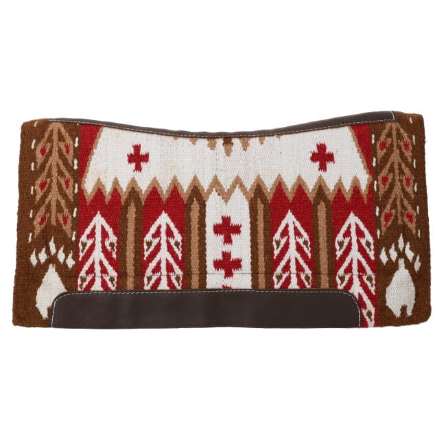 Wool Top Saddle Pad W/Memory Felt Bottom - Henderson's Western Store