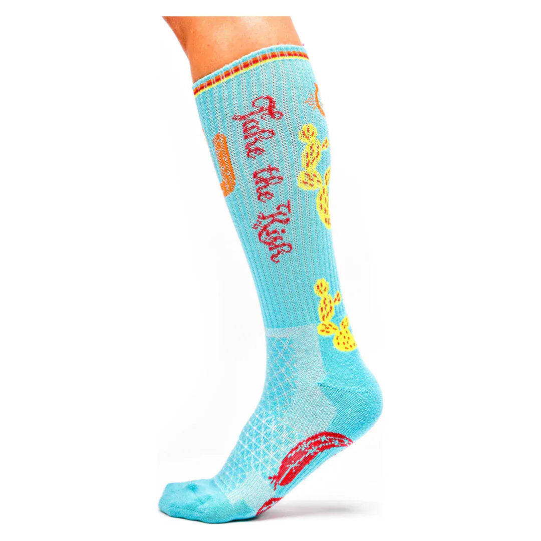 Lucky Chuck Socks ~ Take the Risk - Henderson's Western Store