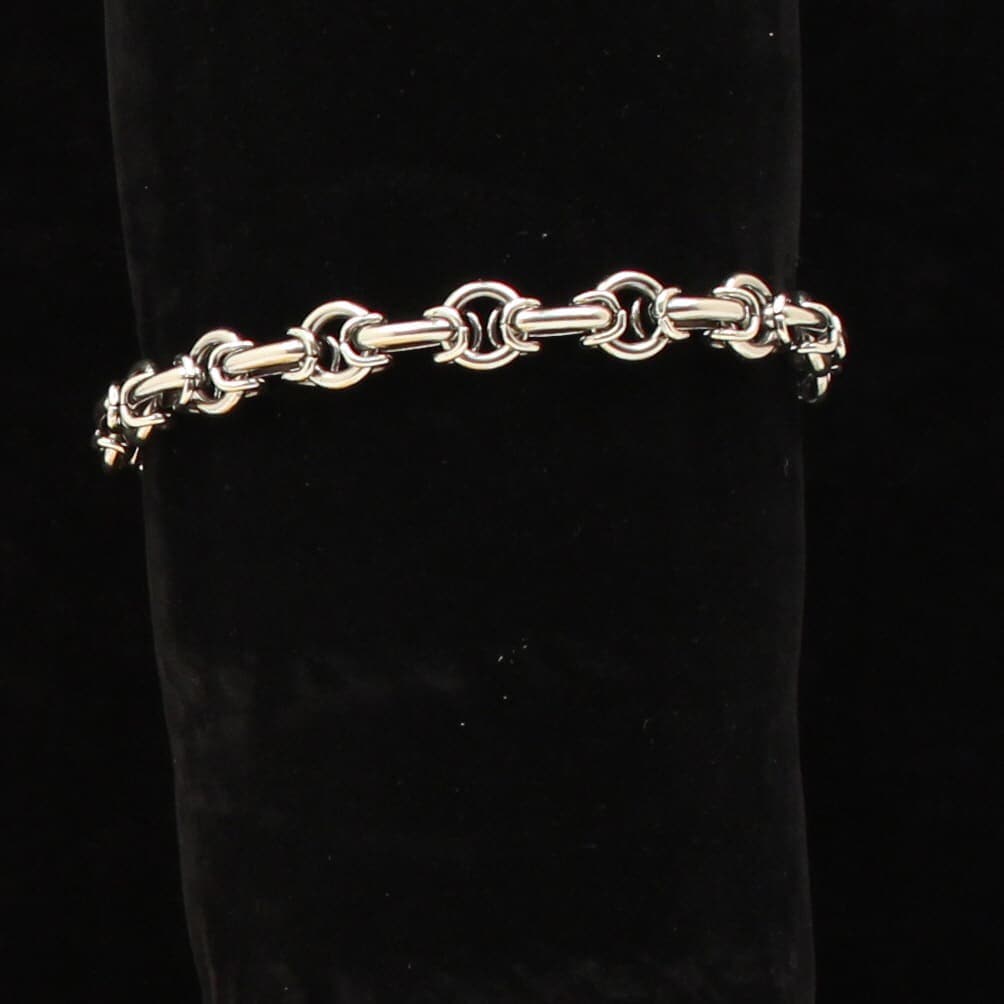 Silver Strike Bracelet ~ Round Link - Henderson's Western Store