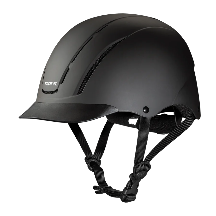 Spirit Troxel Helmet ~ Black Duratex - Henderson's Western Store