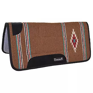 Diamond R Square Felt Woven Pad ~ Tan - Henderson's Western Store