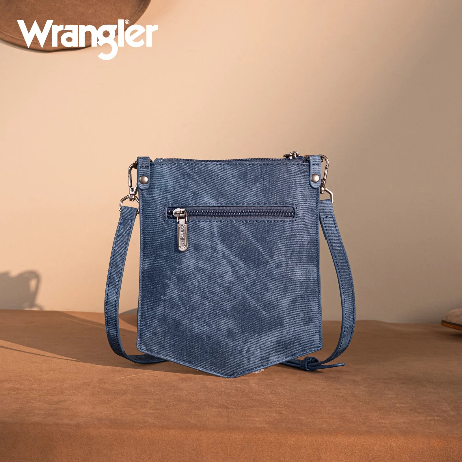 Wrangler "W" Stitch Denim Pocket Crossbody ~ Jean - Henderson's Western Store