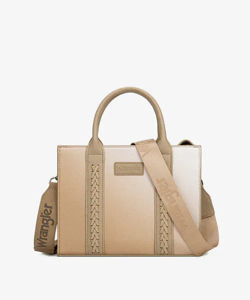 Wrangler Ombre Western Tote/Crossbody ~ Khaki - Henderson's Western Store