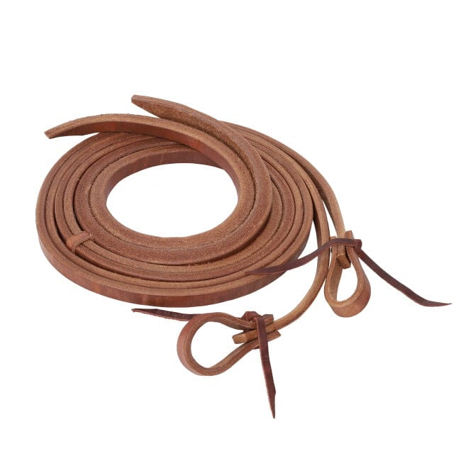 Leather Split Reins W/Thick Weighted Ends - Henderson's Western Store