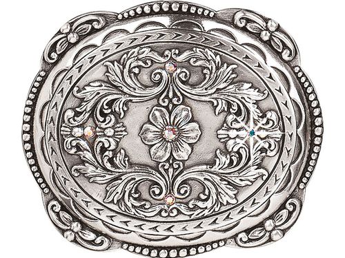 Floral Belt Buckle - Henderson's Western Store