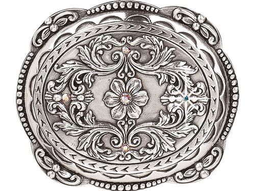 Floral Belt Buckle - Henderson's Western Store