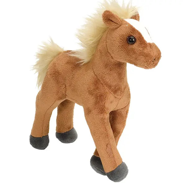 Mini Brown Foal Standing 8" Stuffed Animal - Henderson's Western Store