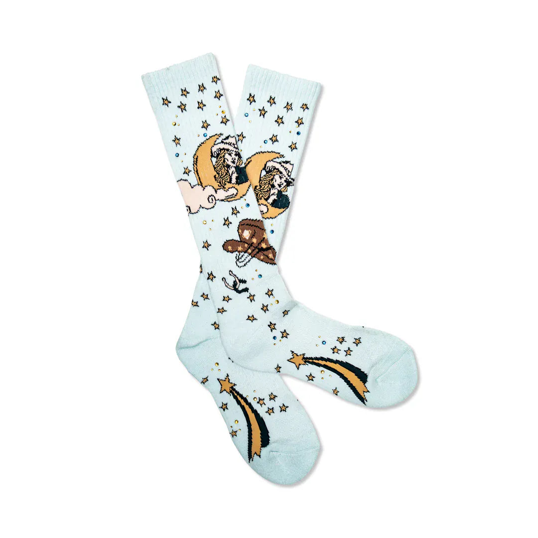 Lucky Chuck Socks ~ Cosmic Cowgirl - Henderson's Western Store