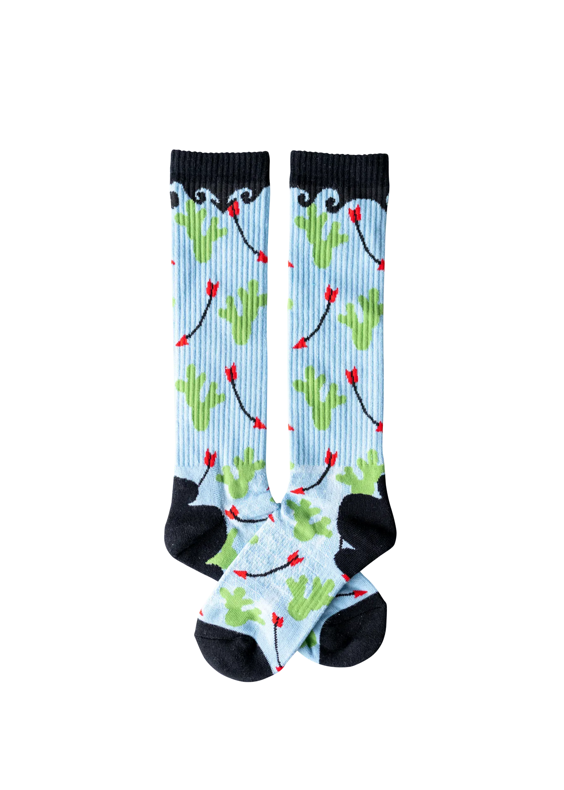 Lucky Chuck Socks ~ Cowboy Compass - Henderson's Western Store
