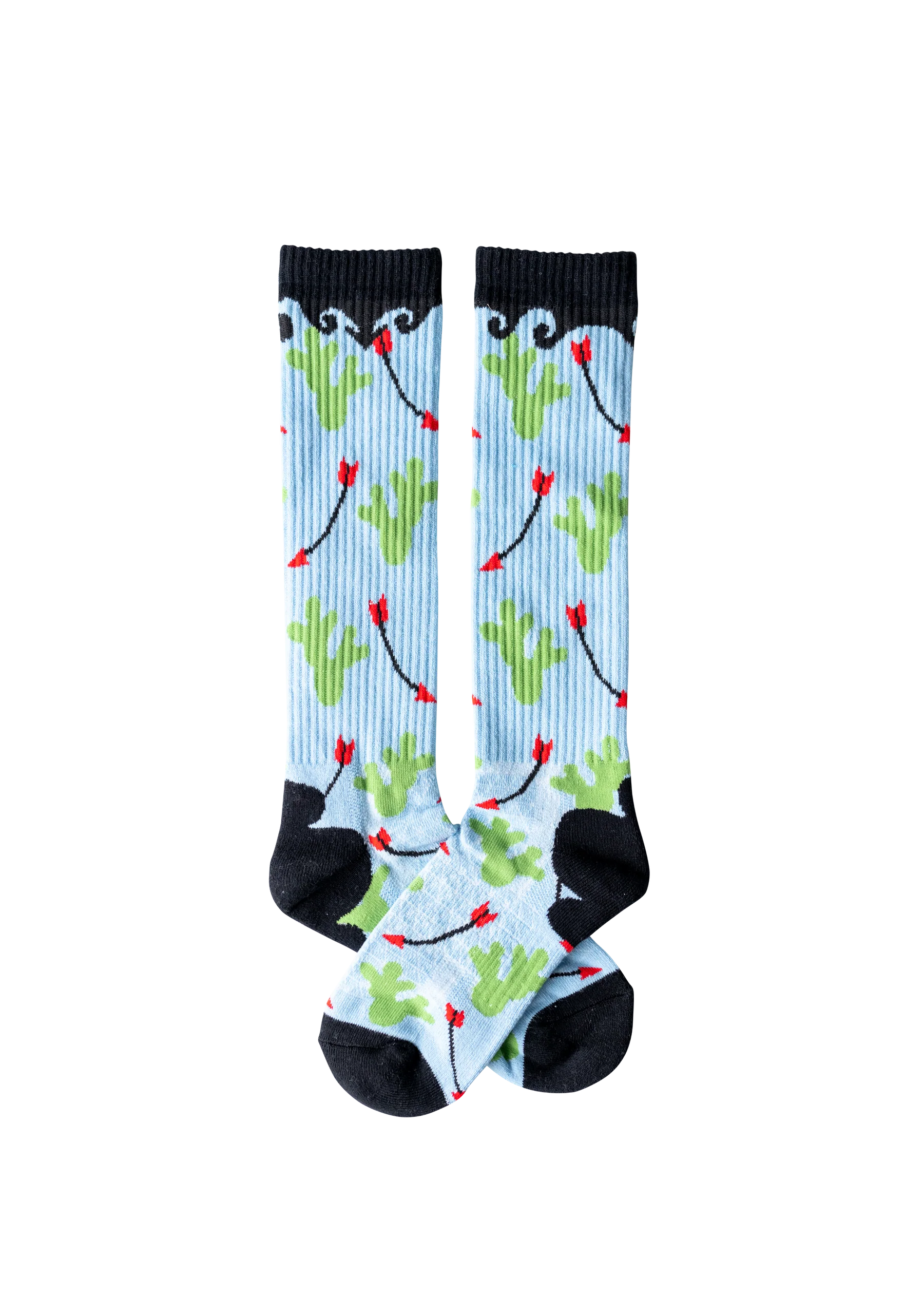 Lucky Chuck Socks ~ Cowboy Compass - Henderson's Western Store