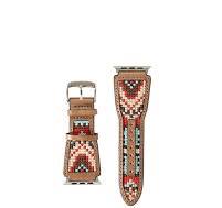 Western Leather Watch Band ~ Aztec - Henderson's Western Store