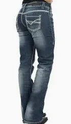 Rope Stitch Embroidered Jean by Rock & Roll - Henderson's Western Store