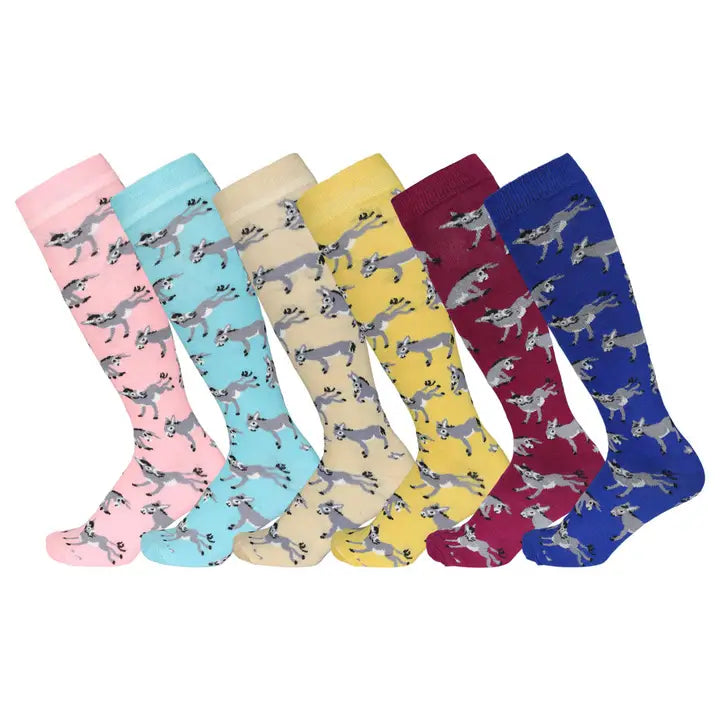 Playful Donkey Socks - Henderson's Western Store