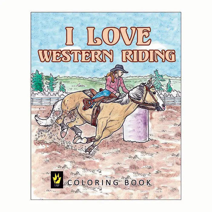 I Love Western Riding Lessons Coloring Book - Henderson's Western Store