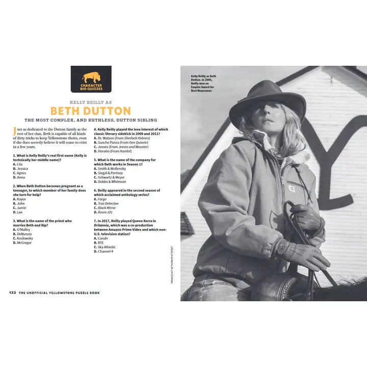 The Unofficial Yellowstone Puzzle Book - Henderson's Western Store