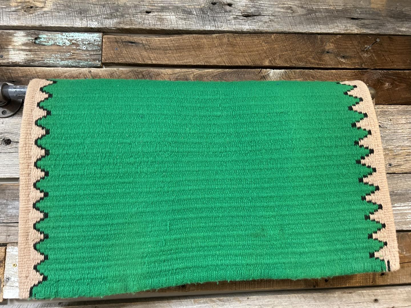 Used Show Pads~ Green & Tan - Henderson's Western Store