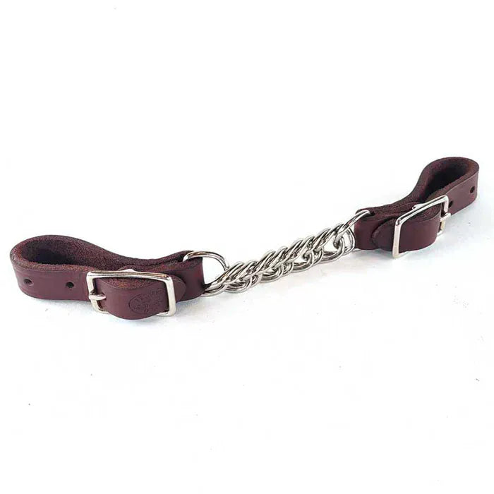 Latigo Twisted Chain Curb~1/2" - Henderson's Western Store