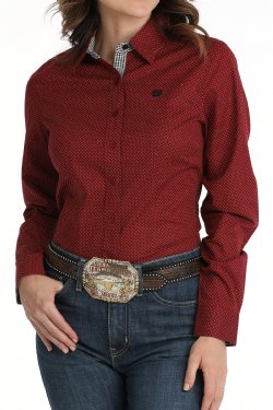 Ladies Polka Dot Cinch ~ Red - Henderson's Western Store